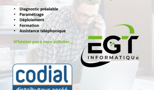 EGT Informatique est désormais partenaire CODIAL !